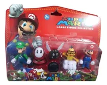 Comprar Muñecos Super Mario Luigi \u002F Bowser \u002F Princesa - Blister X 4