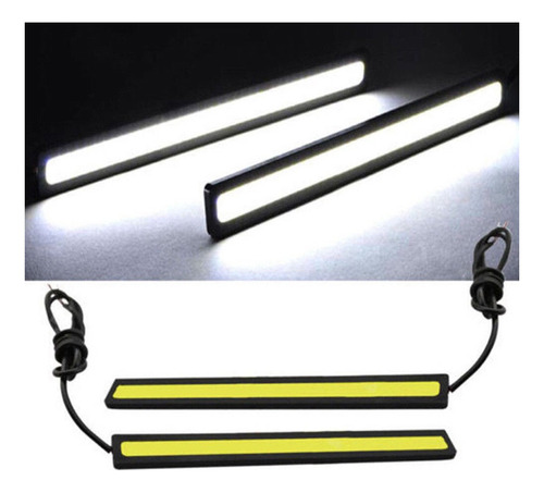 Luz Tira Led /led Day Running Con Adhesivo 16cm El Par