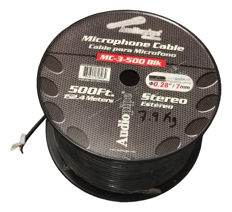 Cable De Micrófono Audio Pipe 152 Mts Estereo 