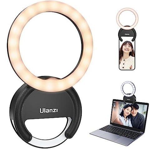 Anillo De Luz 40 Led Ideal Selfie Para Celulares Y Laptop 