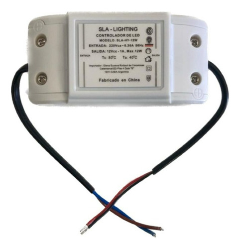 Fuente Switching 12v 1 Amper 12 Watts Sla Lighting