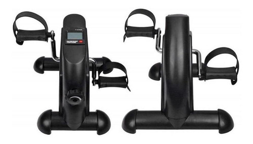 Mini Bicicleta Preta Com Monitor Wct Fitness