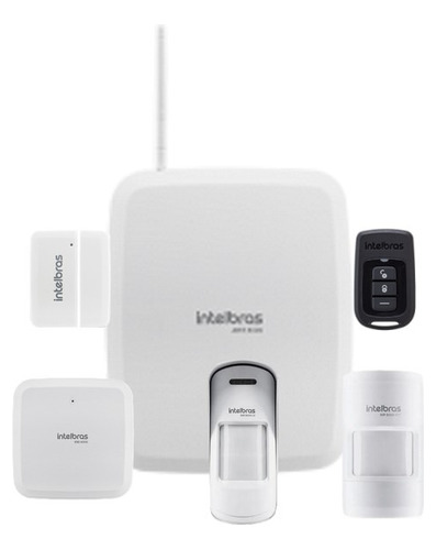 Kit Alarme Amt 8000 Intelbras Wi-fi Sensor Mag Infra Externo