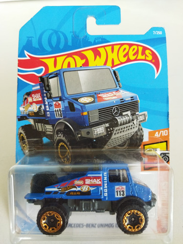 Hot Wheels Mercedes-benz Unimog 1300 Carreras  7/250