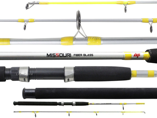 Vara Para Molinete Albatroz Missouri (2,10m) 40lb - 2 Partes