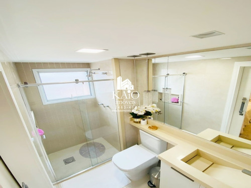 Imagem 18 de 21 de Apartamento Todo Mobiliado 116m² 2 Suites Ar Condicionado Varanda Gourmet 2 Vagas