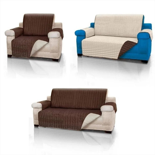 Cubre Sofa 1 , 2 Y 3 Puestos Combo Todo En 1 