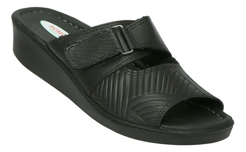 Sandalia Romulo Cuero Ref. 5101 Negro