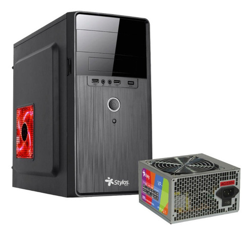 Gabinete Stylos Stpgac5b 500w Micro Atx Usb: 3.0 1.1 3.5