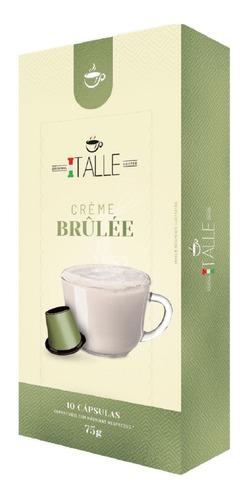 Capsulas Nespresso Creme Brulee Italle Compatíveis Kit 10