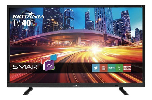 Smart TV Britânia BTV40E21S LED Full HD 40" 110V/220V