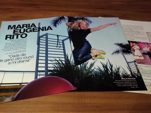 (z477) Maria Eugenia Rito * Clippings Revista 3 Pgs * 2014 (Usado)