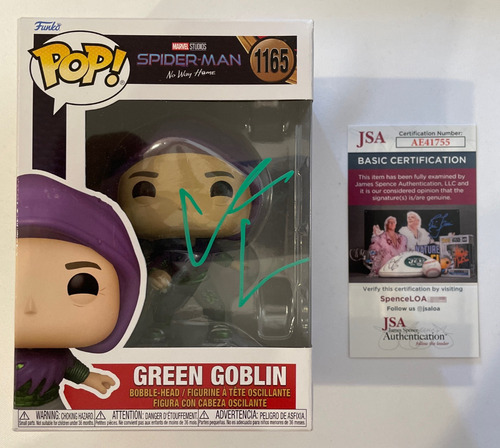 Autografo Willem Dafoe Funko Autografiado Jsa Green Goblin (Usado)