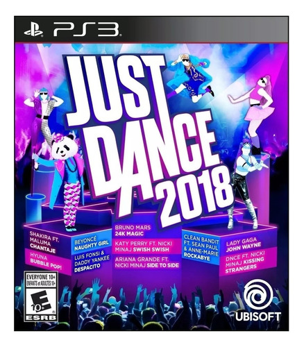 Imagen 1 de 3 de Just Dance 2018 Standard Edition Ubisoft PS3  Digital