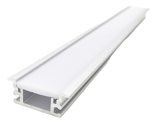 Perfil Aluminio Embutir Para Piso Para Tiras De Led 1 Mts