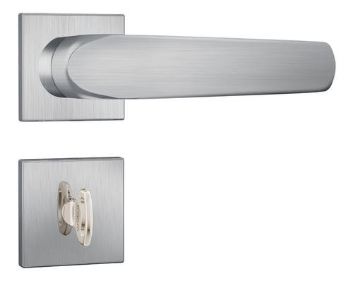 Fechadura Roseta Quadrada Stam 823/09 Inox Escovado Banheiro