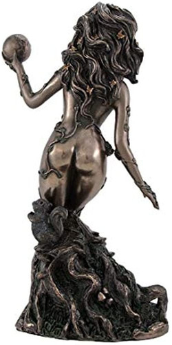 Bronceada Madre De La Tierra Diosa Gaia Estatua