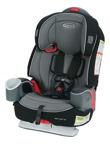 Butaca Bebe Booster Graco Nautilus 10 A 45 Kg 3 En 1 Color Bravo Bravo