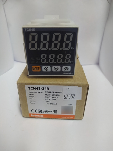 Controlador De Temperatura Marca Autonics Modelo Tcn4s-24r