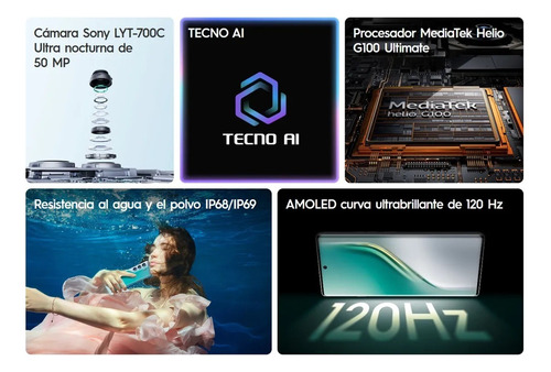 Smartphone Tecno Camon 40 Pro 8/256 Dual Sim