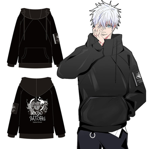 Sudadera Con Capucha Jujutsu Kaisen Gojo Satoru Itadori Yuji