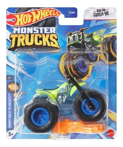 Hot Wheels Monster Trucks Metal -tri To Crush-me Escala 1:64