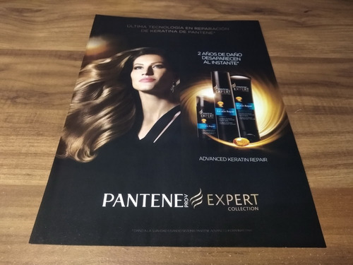 (pg829) Publicidad Gisele Bundchen * Pantene (Usado)