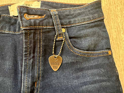 Jean Rapsodia Rocks You Skinny Azul Rapsodia Denim (Usado)