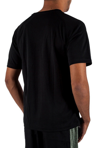 Imagen 2 de 4 de Remera Diportto Entrenamiento Dry Fit Negro