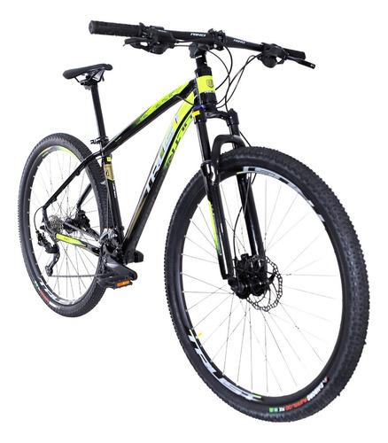Bicicleta Aro 29 Trust 2x9 Shimano Alivio - Freio Hidraulico Cor Cinza/preto Tamanho Do Quadro 17