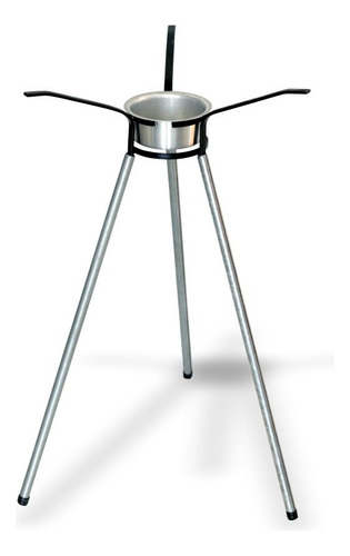Tacho De Aluminio 50cm Para Chão E Mesa Completo A Alcool