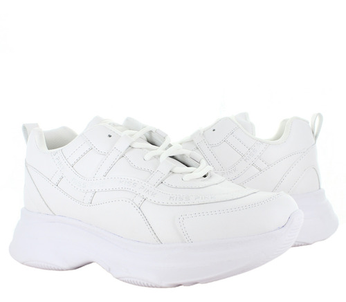 Imagen 4 de 6 de Miss Pink Tenis Casual Blanco Para Mujer 80181