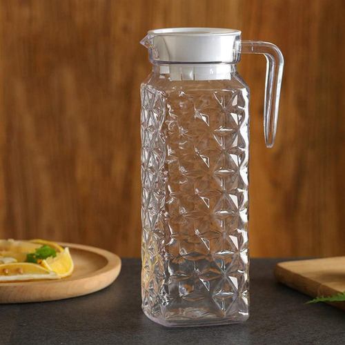 Jarra De Agua Grande De 1,1 L, Recipiente Acrílico Para