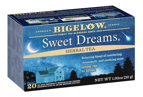 Té Para Dormir Bigelow Sweet Dreams Herbal Sin Cafeina