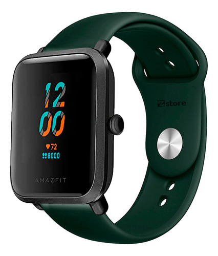 Correa Compatible Amazfit Bip Lite Verde Oscuro Broche 20m