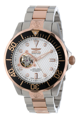 Invicta 13707 Grand Diver Automático Para Hombre, Color Blan