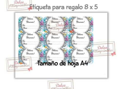 Kit Imprimible Pascua Felices Pascuas Base Huevo Bolsita 05