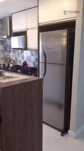 Apartamento Com 2 Dormitórios À Venda, 59 M² Por R$ 350.000,00 - Vila São Pedro - Santo André/sp - Ap1366