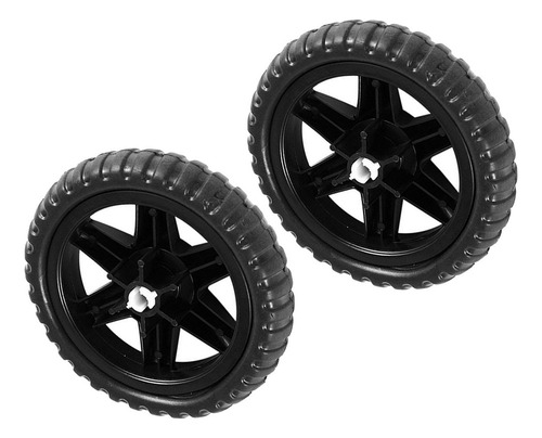 M 2x Ruedas Giratorias De Goma Antipinchazos De 30 Kg