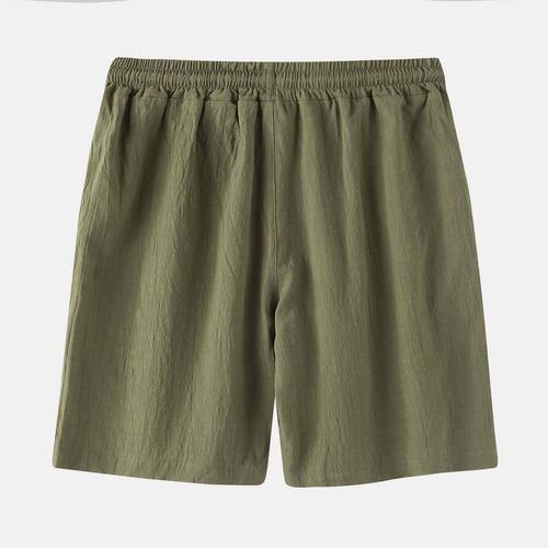 Pantalones Cortos De Playa De Algodón De Cintura Media Para