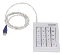 Comprar 20 Key Numeric Keypad Usb Wired Number Pad Mechanical Dc