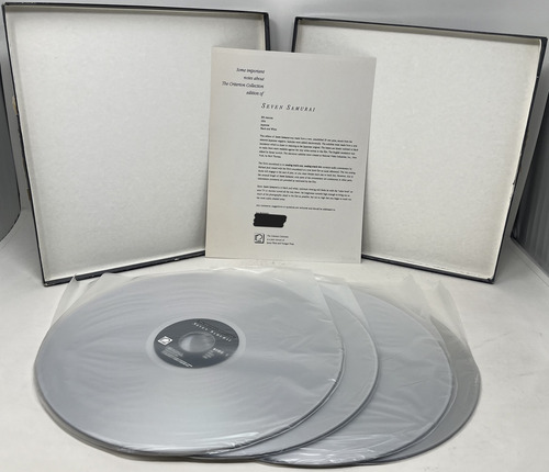 Laserdisc Seven Samurai Kurosawa Criterion Collection Raro (Usado)