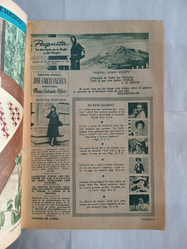 Paquita. La Revista De La Mujer Y Del Hogar. No. 1812 (Usado)