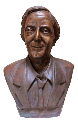 Nestor Kirchner, Busto 65cm, Fibra De Vidrio, Exterior/interior