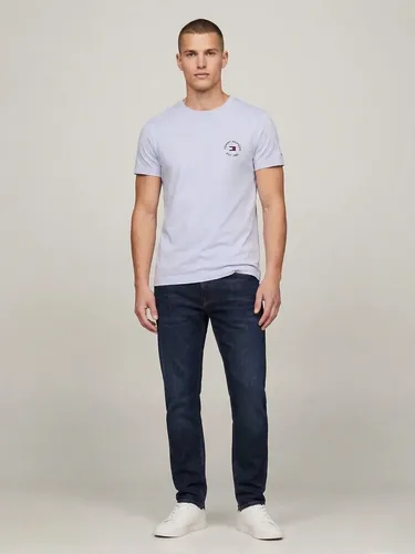 Camiseta Tommy Hilfiger 1985 Logo Chest Masculino Branco Branco G Masculino