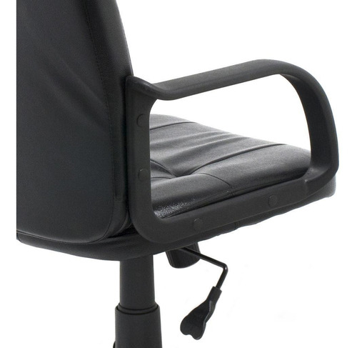 Imagen 3 de 5 de Silla Ejecutiva Simil Cuero C/rue Xtech Am160gen27 Negra