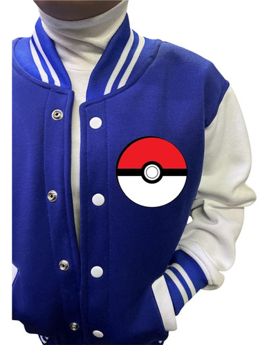 Sudadera Tipo Universitaria Infantil Personajes Pokémon
