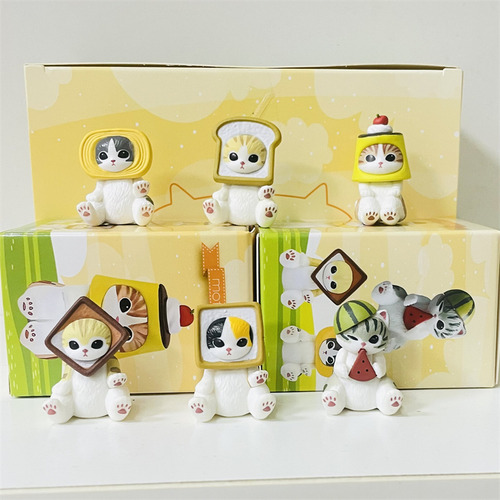Mofusshark Cat Blind Box Toast Pudding Bread Cat