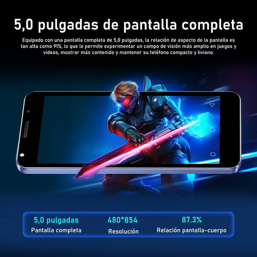 Teléfonos Inteligentes Android Baratos I16 Plus 5.0 En Ram1gb Y Rom16gb