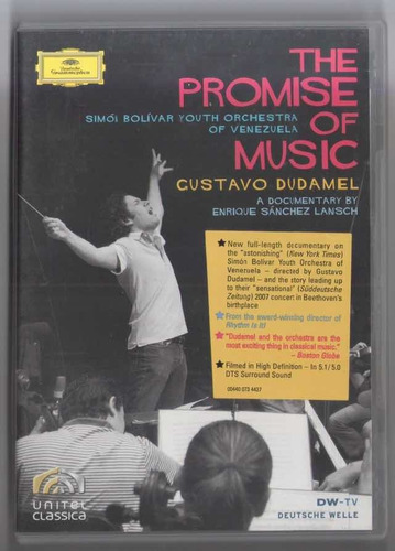 Gustavo Dudamel. The Promise Of Music. Dvd Usado. Qqf. Ag.